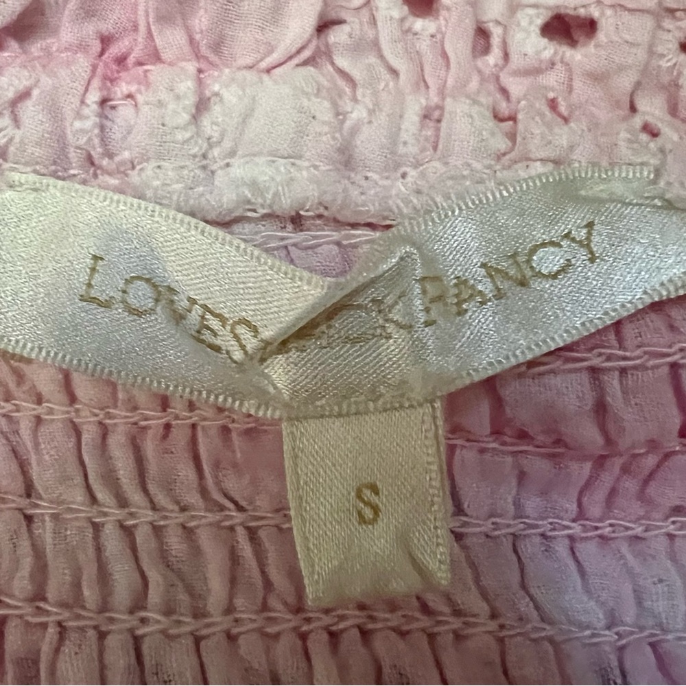 LoveShackFancy Pink Mini Dress - Picture 4 of 5